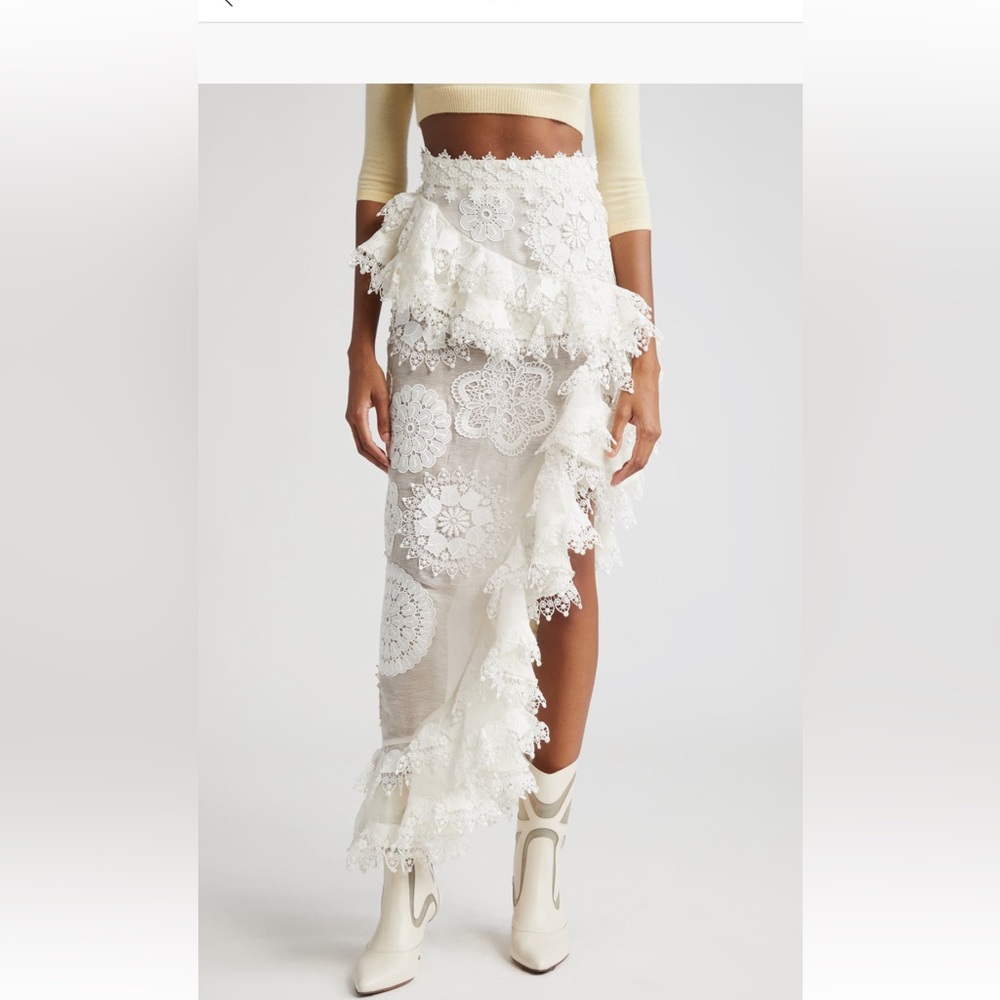 Matchmaker Asymmetric Doily Skirt